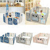 16 Panel Baby Playpen Foldable Toddler Play Yard Fence Safety Activity Center