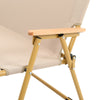2 Seater Folding Camping Chair Portable Outdoor Picnic Oxford Beach Steel Frame