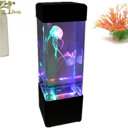Jellyfish Tank Mood Light Aquarium Style Relaxing Colour Changing LED Desk Lamp