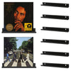 6PCS Carbon Steel Record Shelf Stand Wall Mounted Record Holder CD Album Display