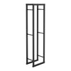150cm Tall Slim Firewood Log Wood Rack Storage Holder Metal Shelf Stand Steel