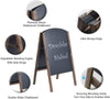 A-Board Frame Pavement Sign Floor Chalkboard Advertising Menu Sandwich Outdoor