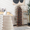 45 Bottle Wrought Wine Rack Jail Freestanding Wine Rack Antique Wine Bottle Hold