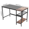 Computer Desk Working Study Writing PC Table Home Office Student with Book Shelf