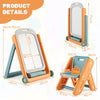 Kid Easel Table and Chair Set Portable Folding Art Easel Toddler Drawing Board