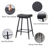 2/4PCS Bar Stools Breakfast Stool Kitchen Bar High Chairs Velvet Seat Metal Legs