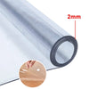 2mm Clear Soft Glass Wipe Tablecloth Clean Mat Waterproof Table Protection Cover