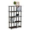 Furinno 16105WN/BR Turn-N-Tube 8 Space Shelf, Walnut/Brown