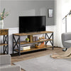 TV Stand TV Console Table with Storage Shelves Rustic TV Cabinet for Living Room