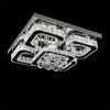 LED Crystal Ceiling Light 5 Head Pendant Lamp Fixtures Chandelier Living Room