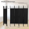 4 Panels Folding Room Divider Lightweight Wall Partition 182CM Privacy Screen