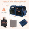 2-In-1 Pet Carrier Pet Kennel Cat Dog Travel Crate w/Removable Hammock Carry Bag