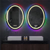 Dimmable 11 Mode LED Bathroom/Vanity Mirror RGB Color Memory Function CE UKCA UL