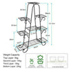 Small Medium Large Multi Tier Tiered Plant Stand Carbonized Shelf Holder Flower