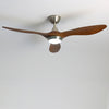 Large 52" Ceiling Fan with 3 Color Light Remote Control 6 Speed Level Reversible