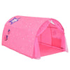 Kids Bed Tunnel Tent Portable Pop Up Playhouse with Double Mesh Curtain and Bag