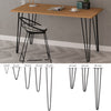 4 x Hairpin Legs / Hair Pin Legs Set for Furniture Bench Desk Table Metal 8"-28"