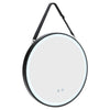 Large LED Round Hanging Mirror Home Bathroom Touch Control Bedroom Makeup Mirror