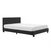 Faux Leather Bed Frame LED Double King Size Bed 4FT6 5FT Black or Off-White
