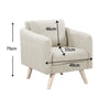 Retro/Vintage Tub Accent Chair Upholstered Padded Armchair Lounge Fabric Sofa UK