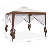 Mondeer 3M Garden Gazebo Pivillion Shelter with 4 Sides Double Layer Canopy