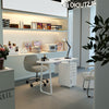White Professional Manicure Table Salon Nail Station Beauty Desk +Dust Collector