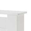 Radiator Cover White MDF Wood Grill Shelf Cabinet HomeTraditiona