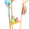 Garment Clothes Coat Rack Stand Wooden Tree Hanger Bag Hat Hook Holder Standing