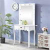 Wooden Hollywood Vanity Make Up Dressing Table w Light Mirror Girls Bedroom Desk