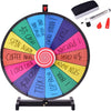 24" Color Prize Wheel Dry Erase Fortune Spinning Tabletop Win Game Party Stand