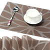Set Of 6 Kitchen Place Mats Woven Dining Table Placemats Coaster Heat Insulation