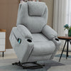 Riser & Recliner Armchair Leather 8 Point Electric Heated Massage Sofa Arm Chair