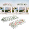 Artificial Hydrangea Flower Row Wedding Arch Background Bouquet Party Decor