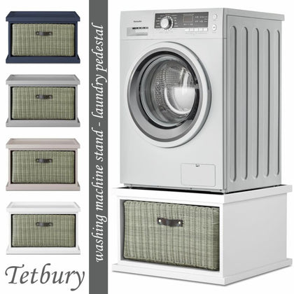 washing machine stand with storage. Dryer pedestal with drawer.ASSEMBL