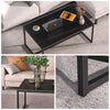 Heavy Duty Marble Coffee Table Anit-scratch Center Tea Table Accent Table Bench