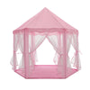 Pink Children Kids Play Tent Fairy Princess Girls Boys Hexagon Playhouse House