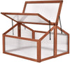 Wooden Greenhouse Garden Planter Box Growhouse Portable Cold Frame Transparent