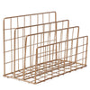 Convenient And Practical Gold Storage Letter Rack Tray Holder Desk Orgainser UK