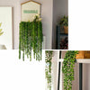 2Pcs Artificial Hanging Plant Fake Succulent String of Pearls Wedding Home Decor