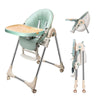 Baby Highchair Toddler Feeding Seat Foldable Adjustable Baby Dinning Table Chair