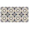 120cm Vinyl Floor Mat Rug Tile Mosaic Pattern Non Slip Easy Clean Home Decor