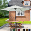 Round Garden Parasol Sun Shade Patio Umbrella Crank Tilt Replacement Fabric