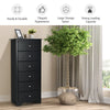 Modern Narrow Chest of Drawers Bedside Cabinet Sideboard Bedroom 6 Drawers Chest