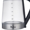 2000W 2L Blue LED Illuminated Electric Glass Kettle Jug Cordless Rapid Boil Jug
