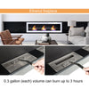 Modern Large Wall Mounted/Insert Bio Ethanol Fireplace Fire Biofire Glass Burner