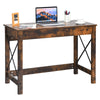 Modern Computer Desk X-shape Writing Workstation Home Office Laptop PC Table