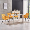 4PCS Industrial Dining Table & Chair Set Kitchen Furniture Table office chairs