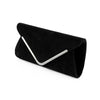 Plain Suede Wedding Party Prom Women and Women Evening Clutch Handbag