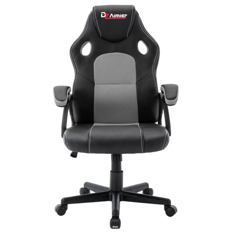 Rotating Racing Chair Office Chair Adjustable Ergonomic Racing Game Rotating Sports Leather ...