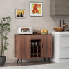 Kitchen Buffet Sideboard Modern Buffet Server Cabinet w/ Removable Wine Rack